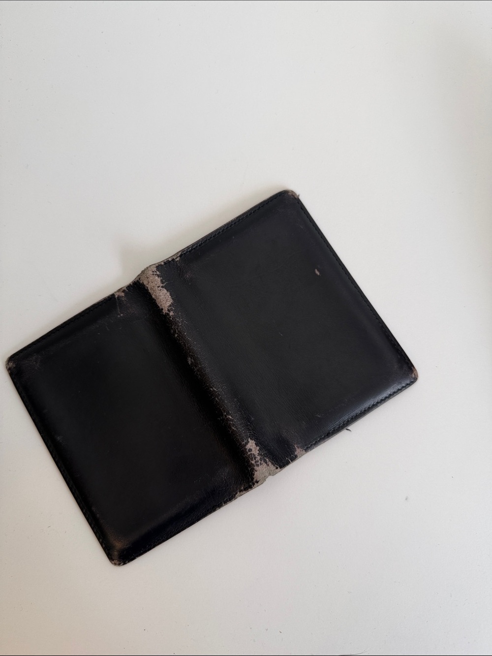 Hermes Black Leather Card Holder